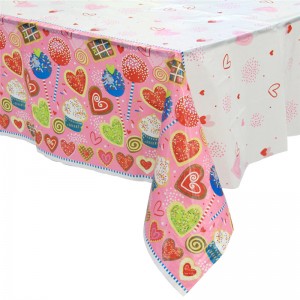 Valentine's Day Tablecloth Holiday Decoration One time Used Mats