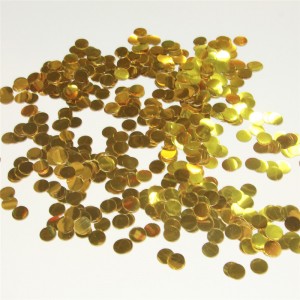 Metallic foil confetti Party Decoration with difference shape